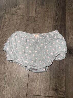 Disney Gray Bloomers with Light Pink Polka Dots